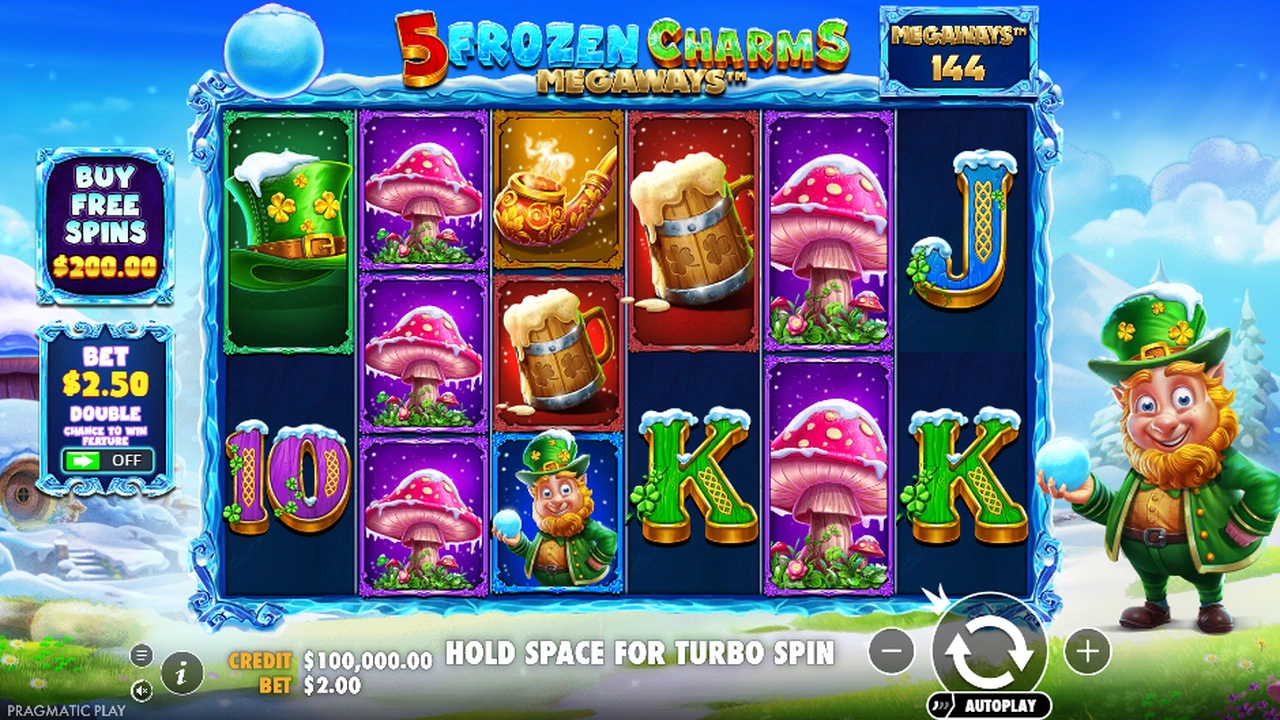 5 Frozen Charms Megaways von Pragmatic Play