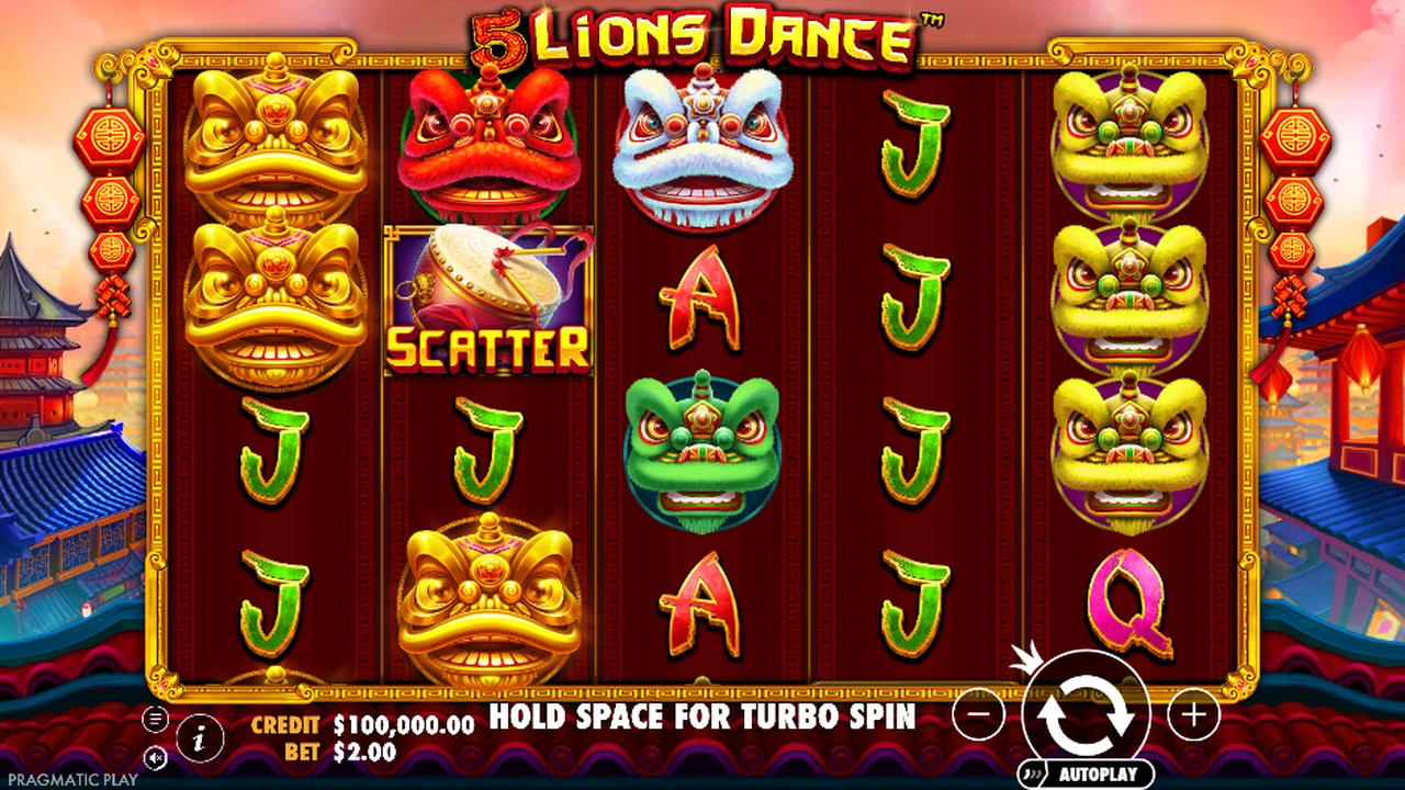 5 Lions Dance von Pragmatic Play