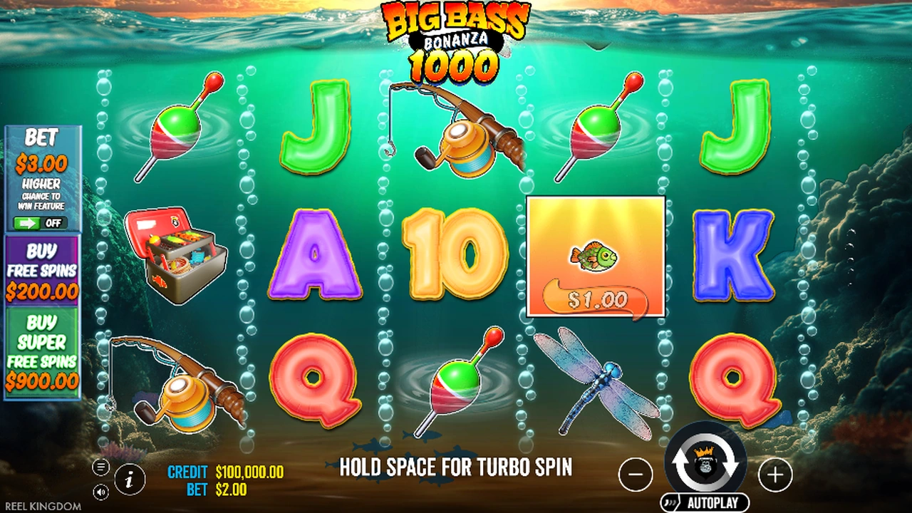 Big Bass Bonanza 1000 von Pragmatic Play