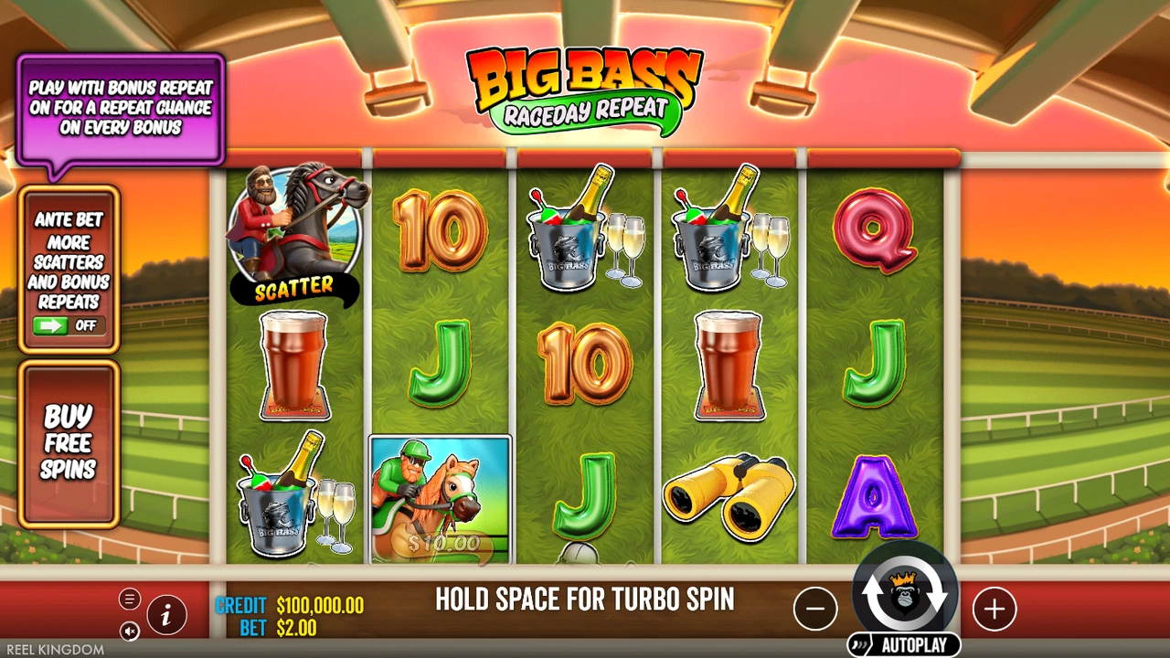 Big Bass Raceday Repeat von Pragmatic Play