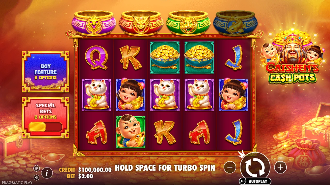 Caishen’s Cash Pots von Pragmatic Play