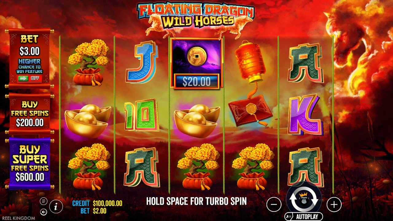 Floating Dragon Wild Horses von Pragmatic Play