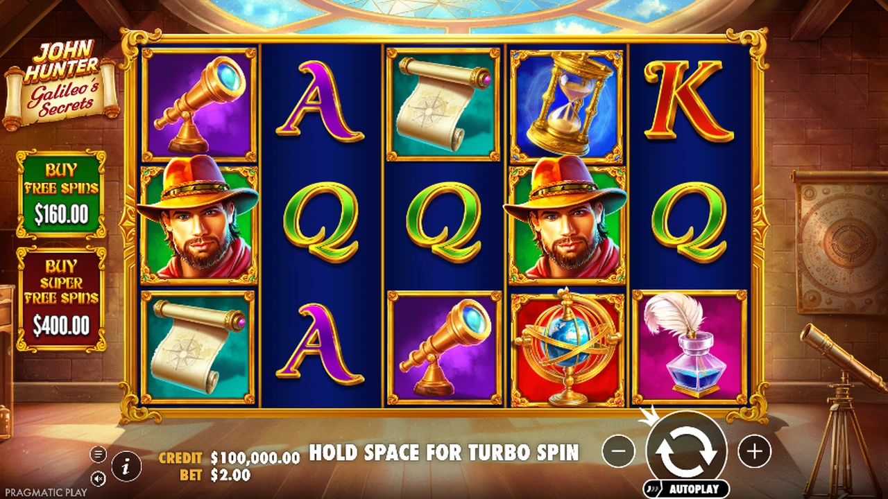 John Hunter and Galileo’s Secrets von Pragmatic Play