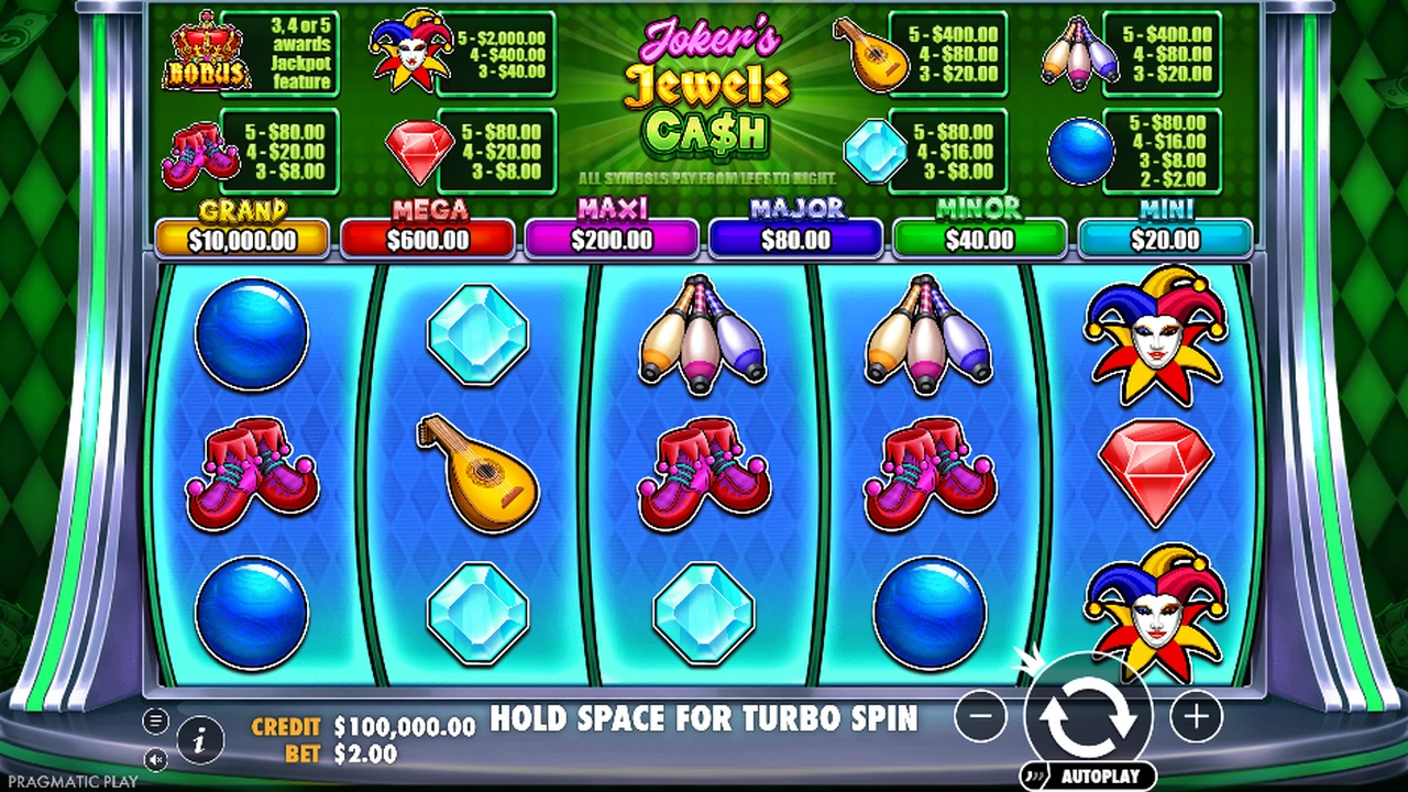 Joker’s Jewels Cash von Pragmatic Play