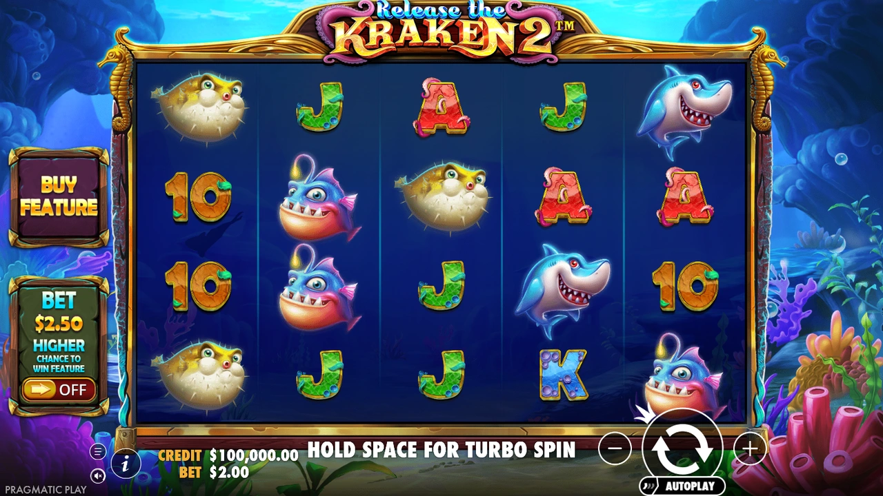 Release the Kraken 2 von Pragmatic Play