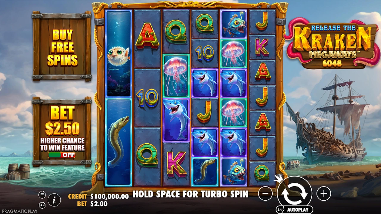 Release the Kraken Megaways von Pragmatic Play