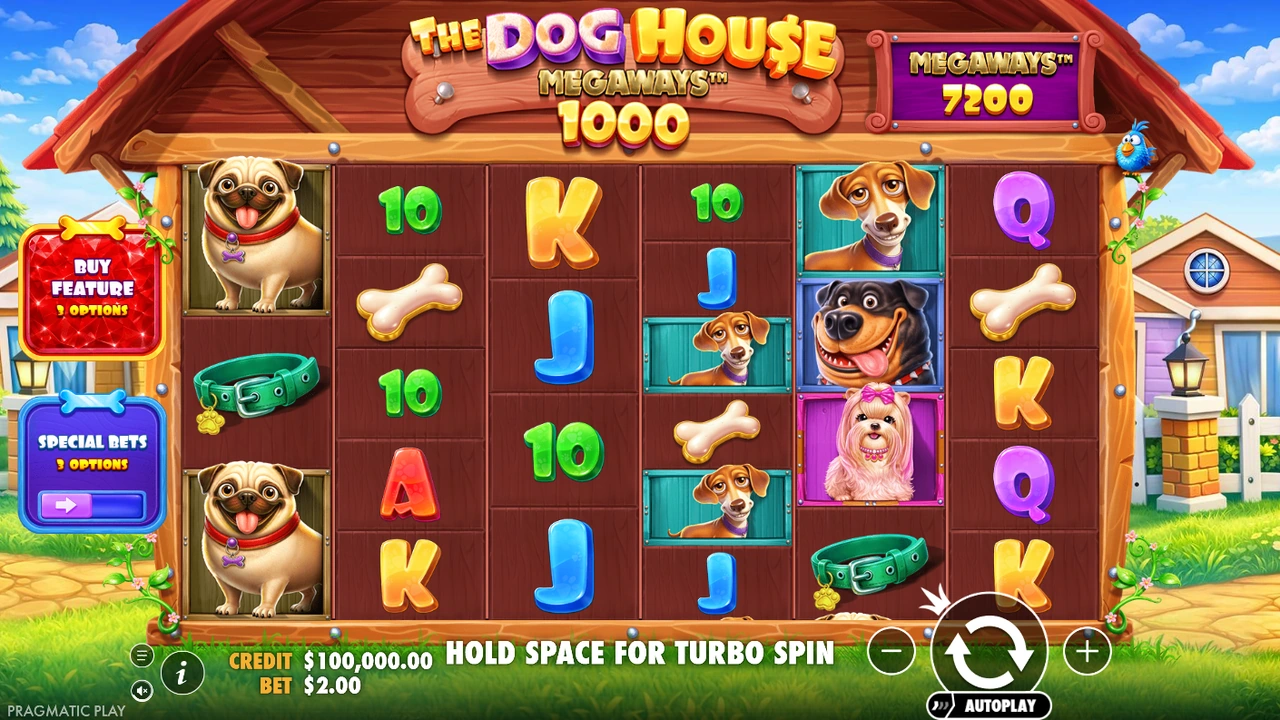 The Dog House Megaways 1000 von Pragmatic Play