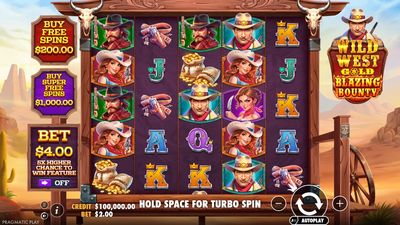 Wild West Gold Blazing Bounty von Pragmatic Play