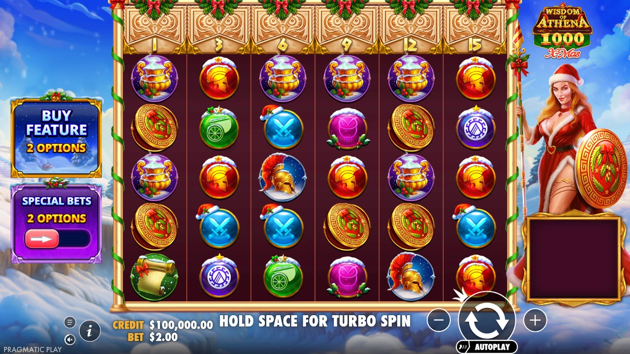 Wisdom of Athena 1000 Xmas von Pragmatic Play